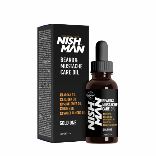 Nishman Beard Oil With Argan and Jojoba Oil 30 ml - Thumbnail 2