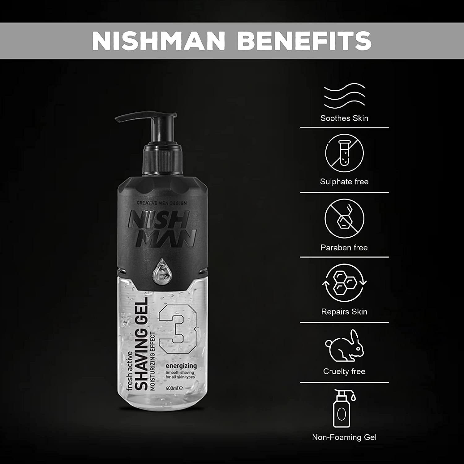 Nishman Styling Wax S1 Blk Wid5 - Thumbnail 3