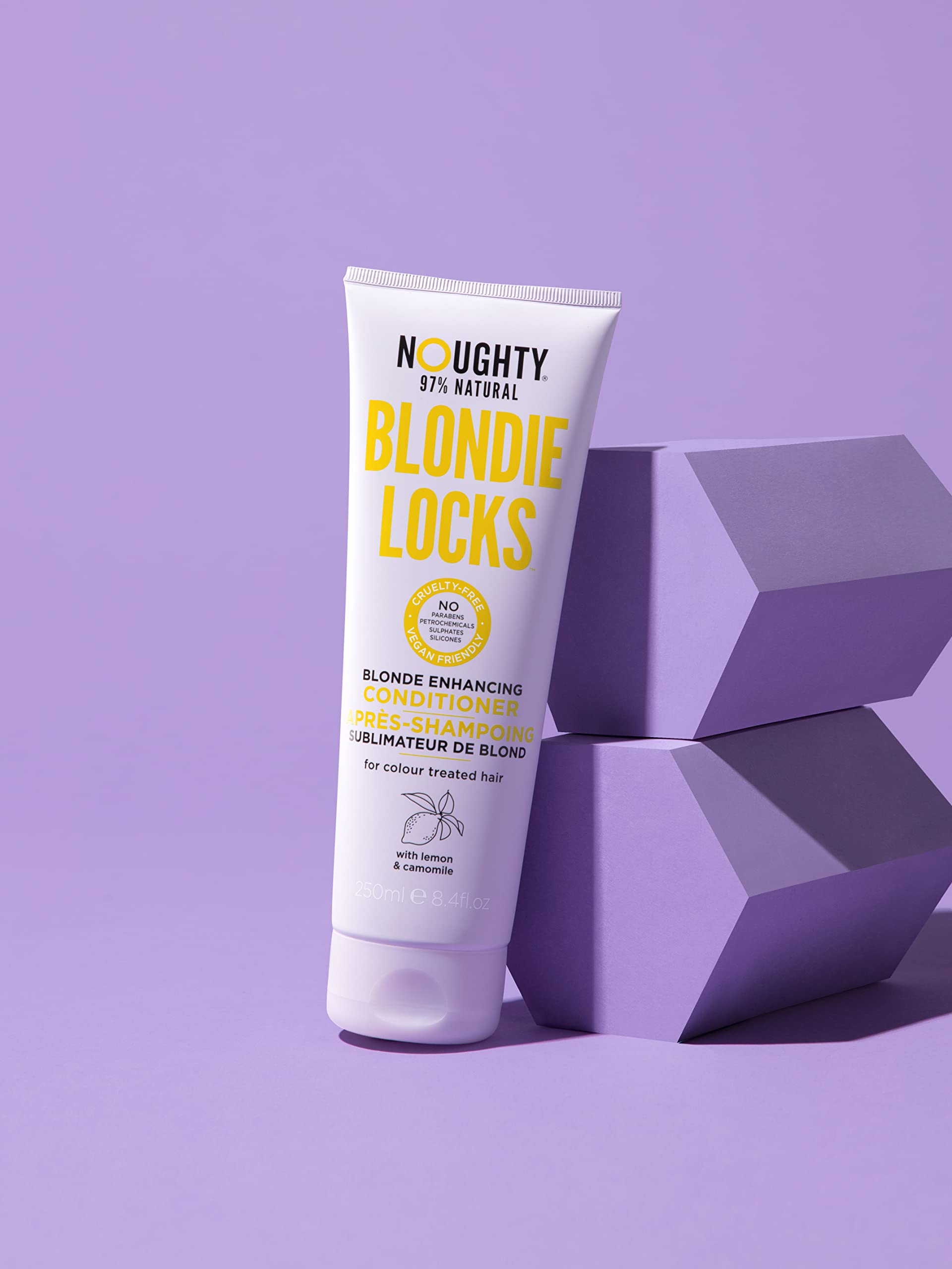 Noughty Blondie Locks Blonde Enhancing Conditioner Vegan 97% Natural Sulfate