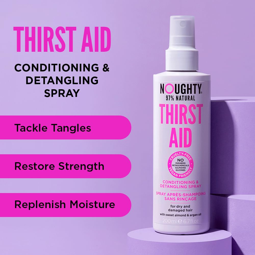Noughty 97% Natural Thirst Aid Conditioning and Detangling Leave In Hair - Thumbnail 3