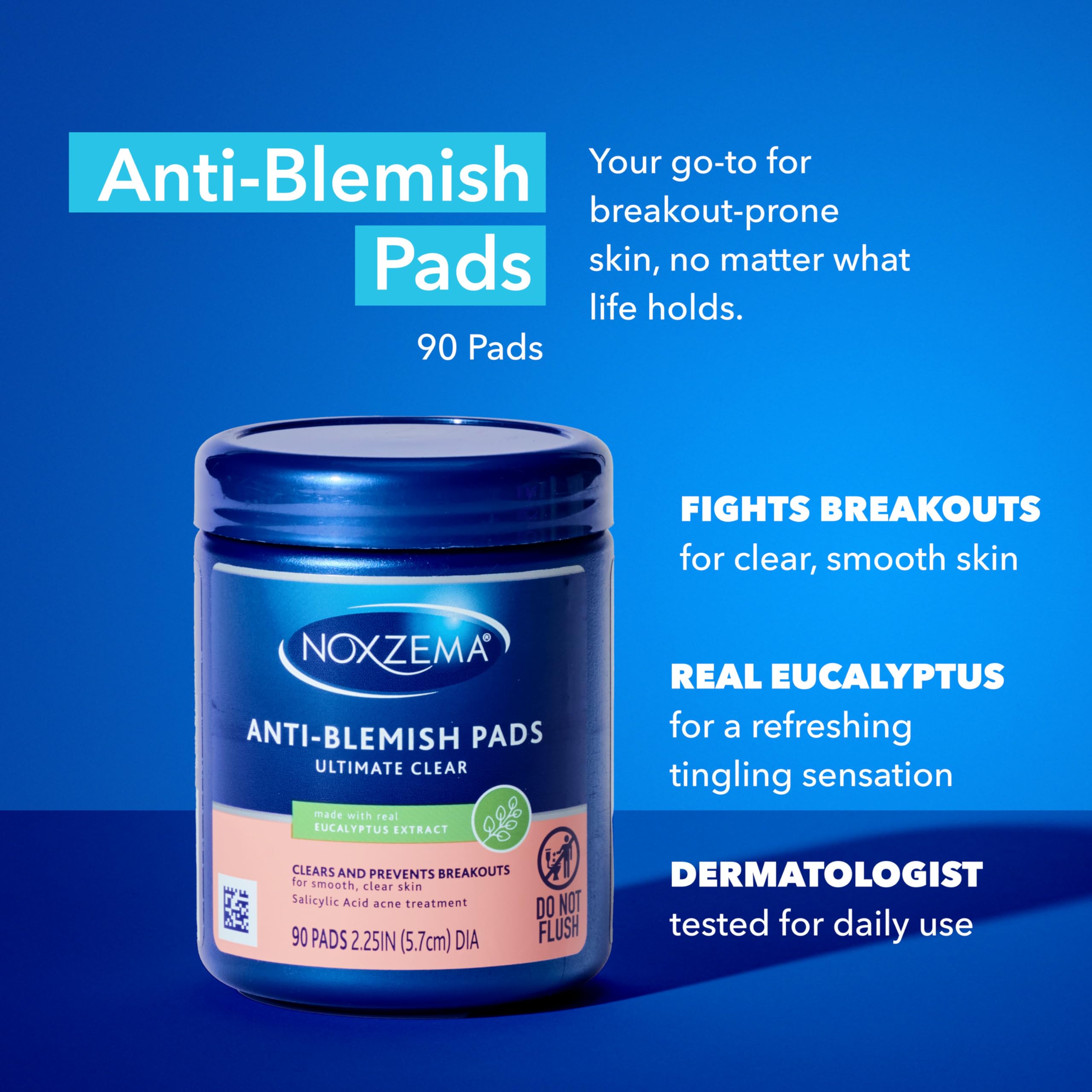 Noxzema Ultimate Clear Anti Blemish Pads 2% Salicylic Acid Acne Treatment Face - Thumbnail 3