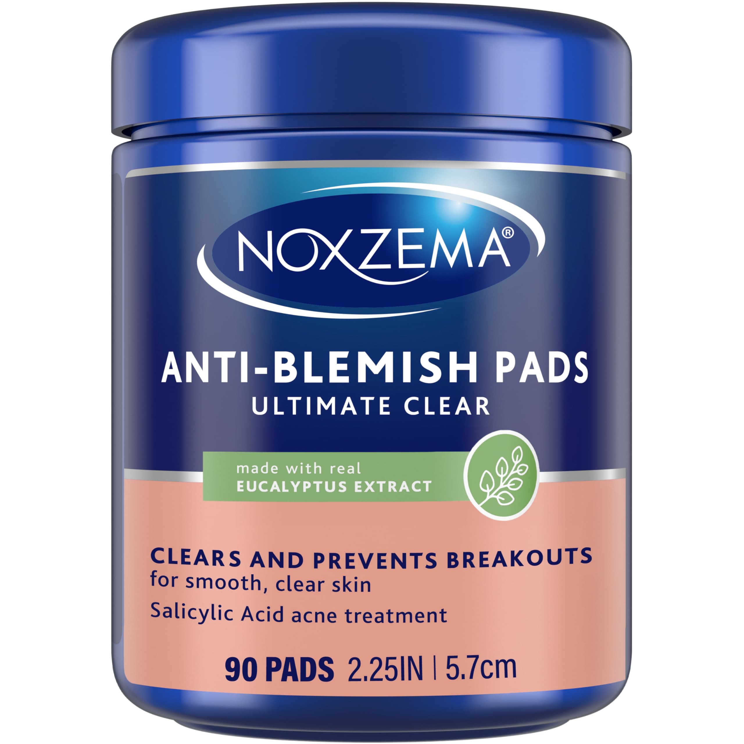 Noxzema Ultimate Clear Anti Blemish Pads 2% Salicylic Acid Acne Treatment Face