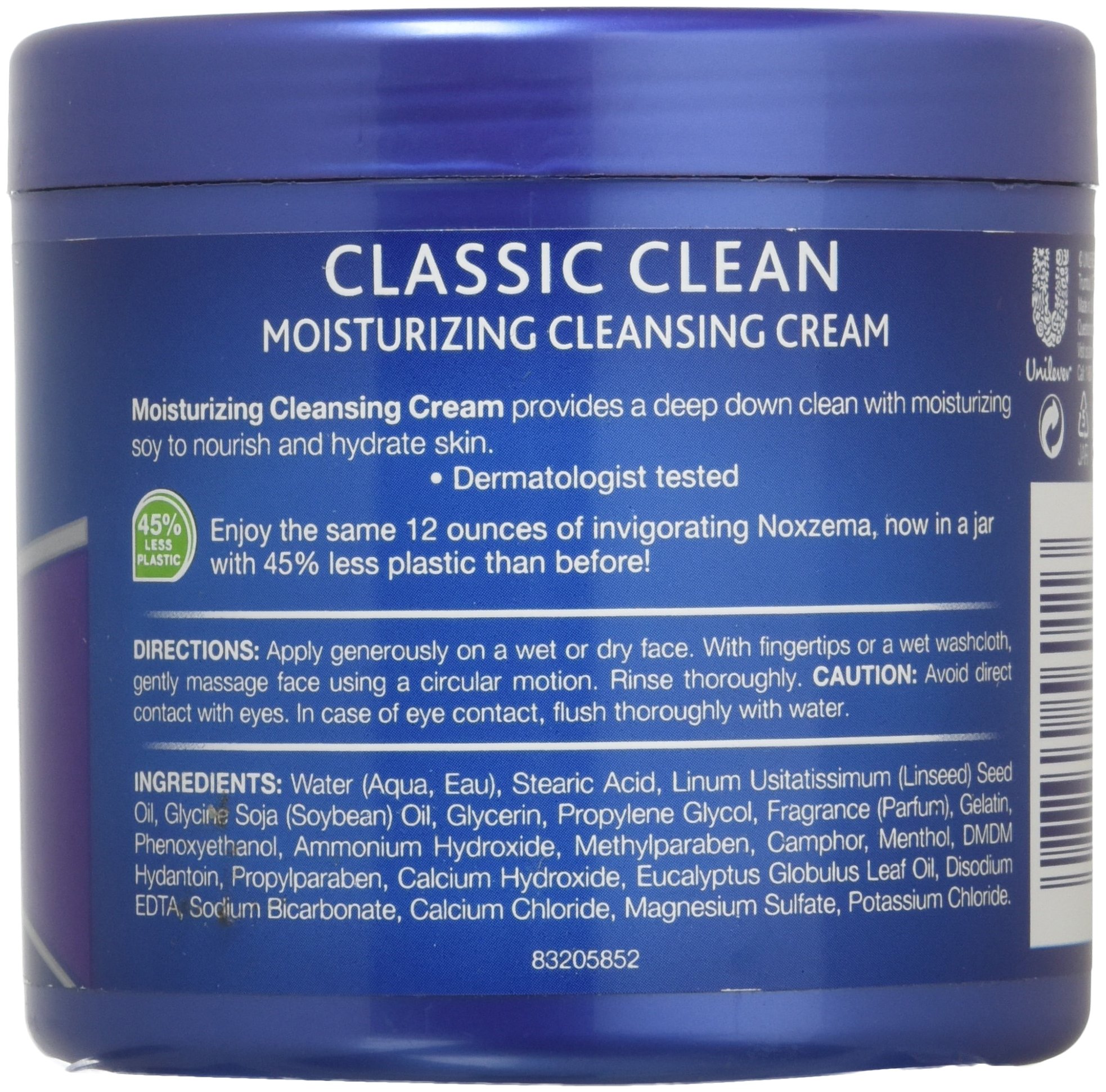 Noxzema Classic Clean Moisturizing Cleansing Cream Unisex Unisex 12 oz - Thumbnail 2