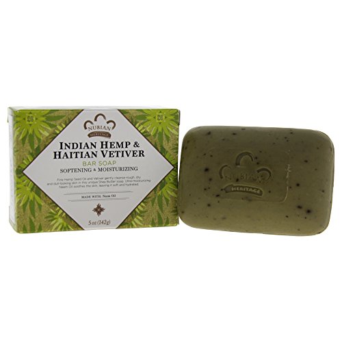 Nubian Heritage Soap Bar Indian Hemp 5 oz - Thumbnail 2