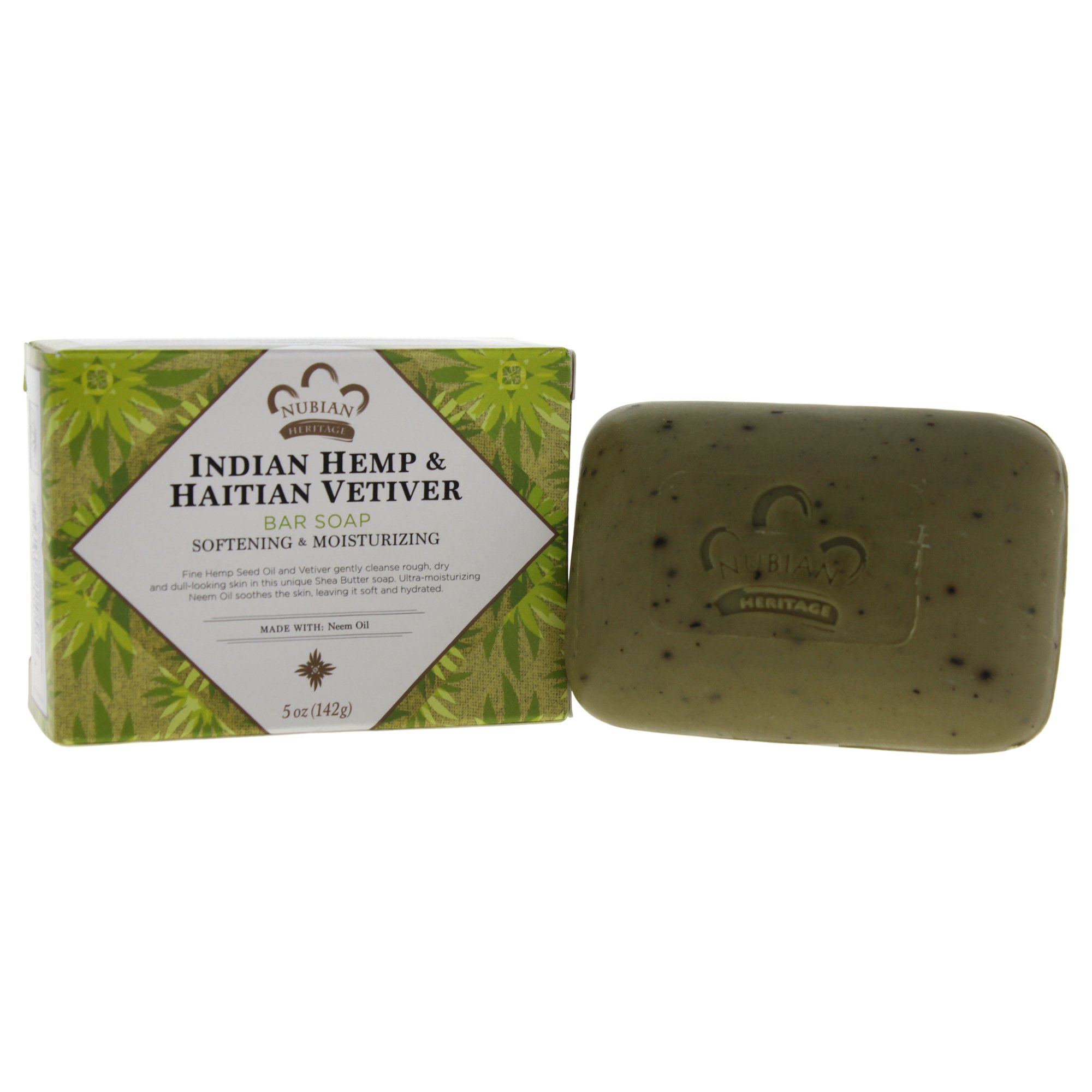 Nubian Heritage Soap Bar Indian Hemp 5 oz