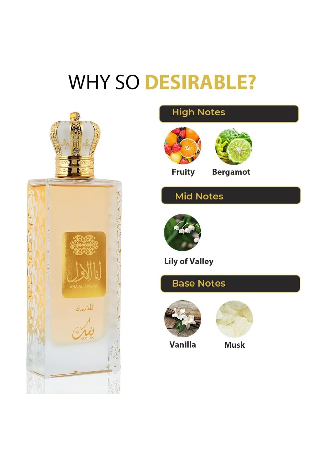 Ana Al Awwal By Nusuk / EDP 100 ml (3.4 oz) - Thumbnail 2