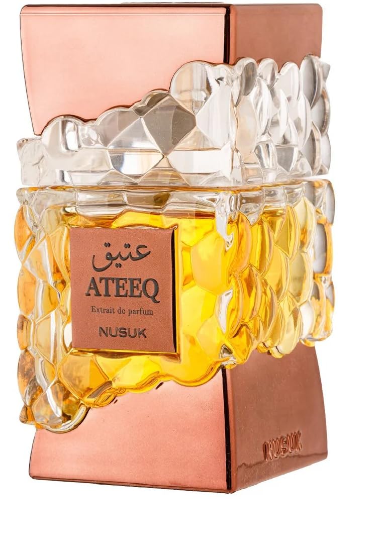 Nusuk Ateeq Aromatic Cinnamon Honey Tobacco Tonka Musk Extrait de Parfum Long
