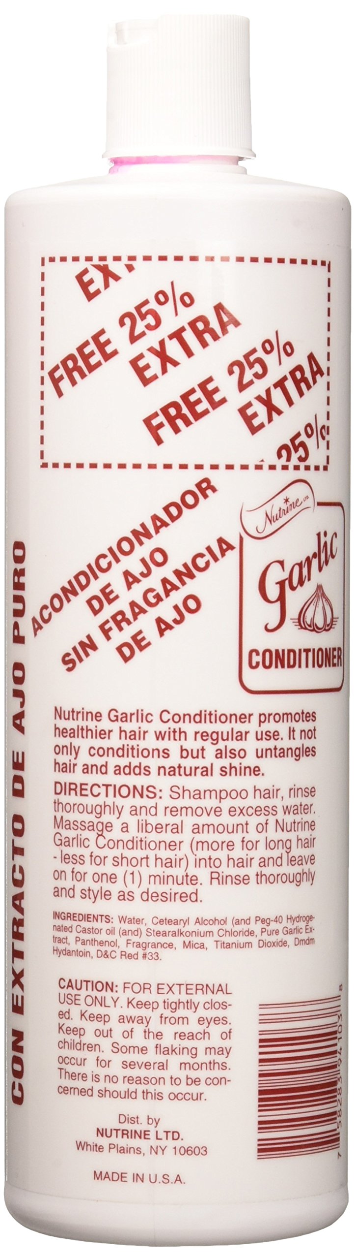 Nutrine Garlic Conditioner 20 oz - Thumbnail 2