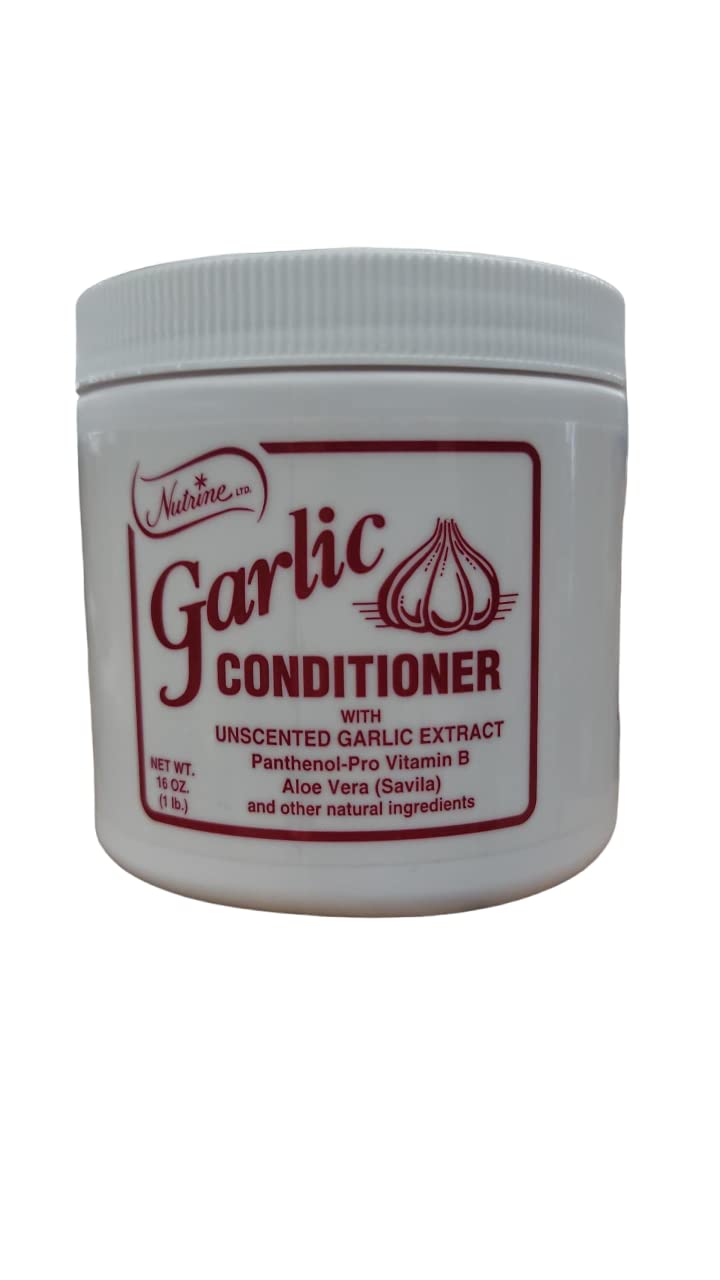 Nutrine Garlic Conditioner Jar 16 oz
