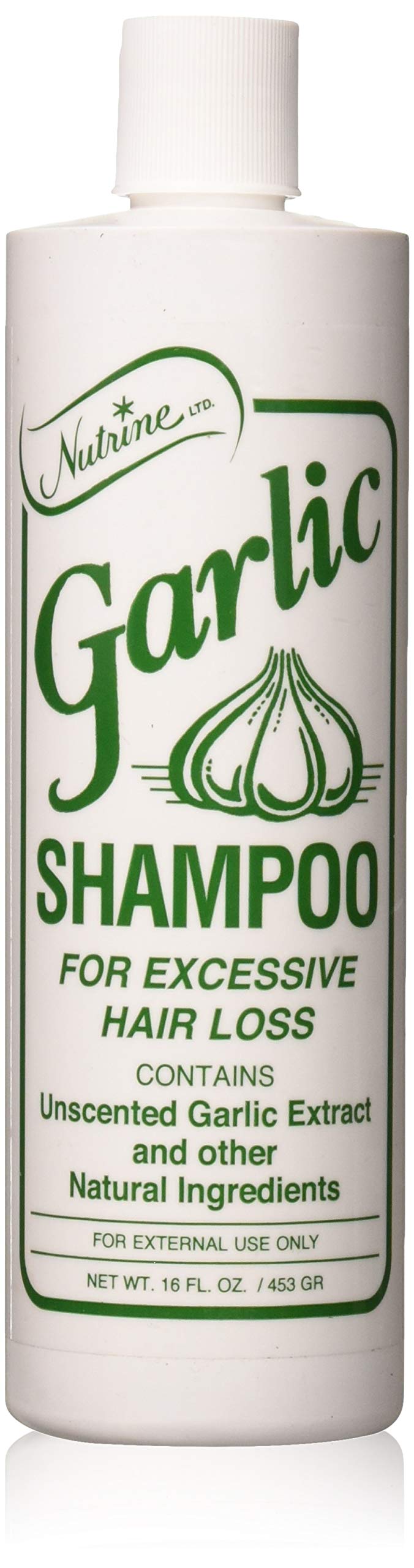 Nutrine Garlic Shampoo . Unscented 16 oz