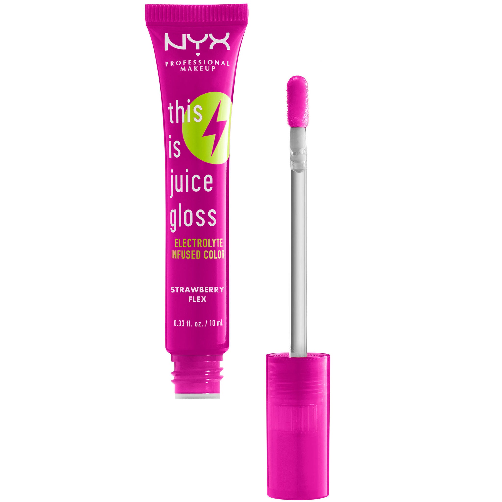 (72-pack) NYX This Is Juice Gloss Hydrating Lip Gloss Strawberry Flex - Thumbnail 2