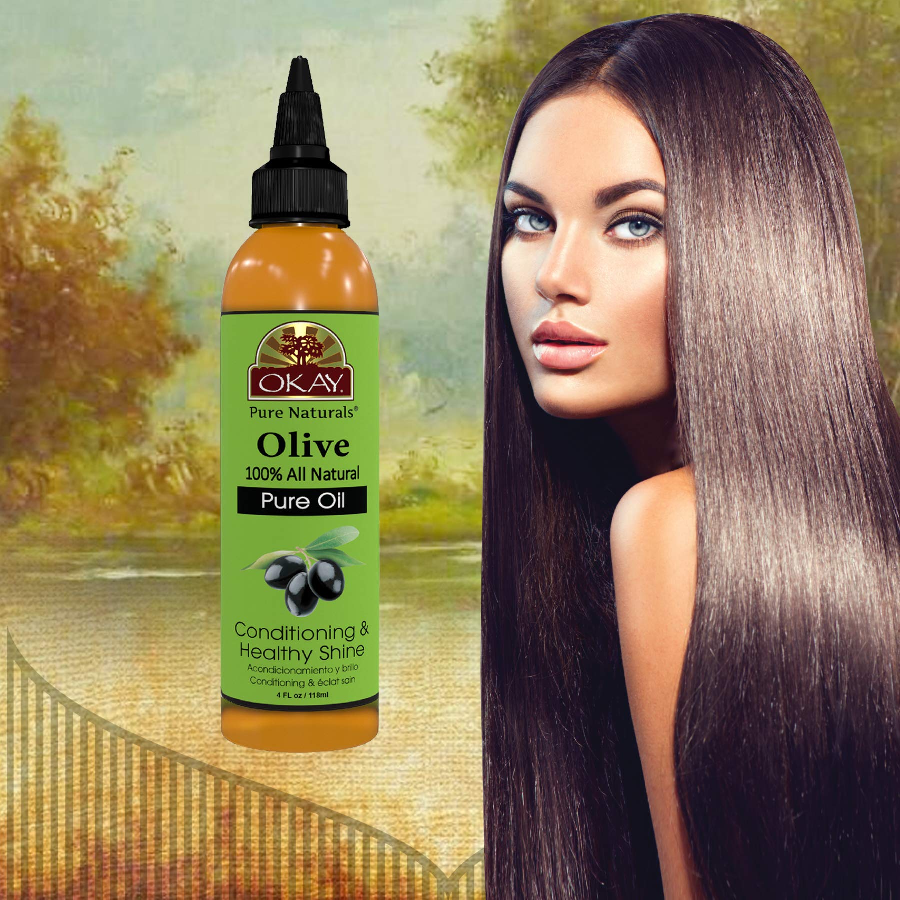 Okay 100% Pure Olive Oil 4 oz - Thumbnail 2