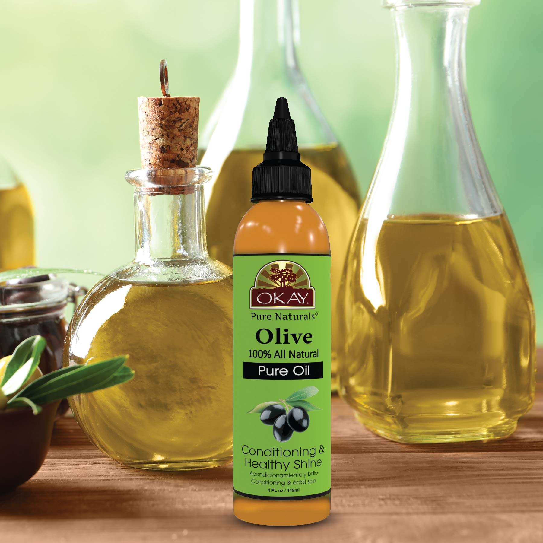Okay 100% Pure Olive Oil 4 oz - Thumbnail 3