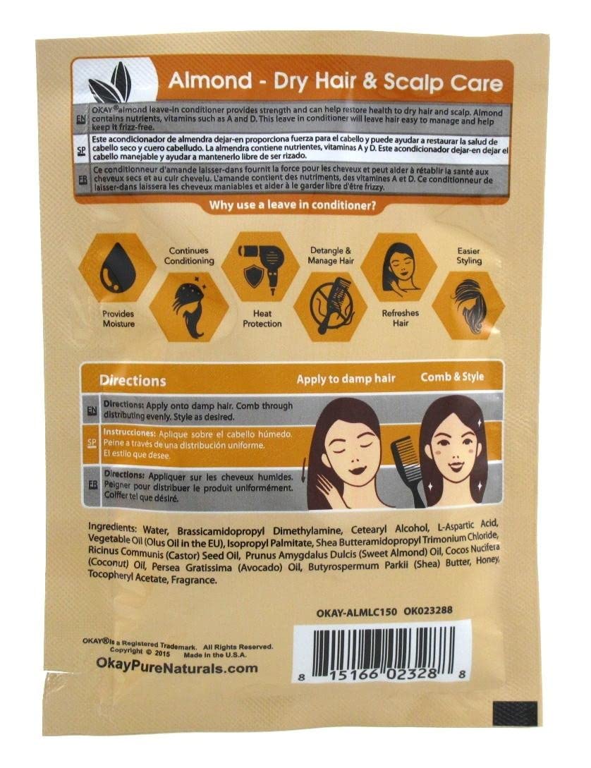 Okay Almond Leave In Conditioner / 37 ml (1.25 oz) - Thumbnail 2
