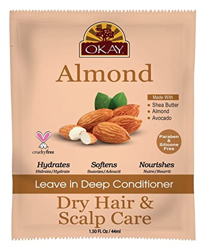 Okay Almond Leave In Conditioner / 37 ml (1.25 oz) - Thumbnail 3