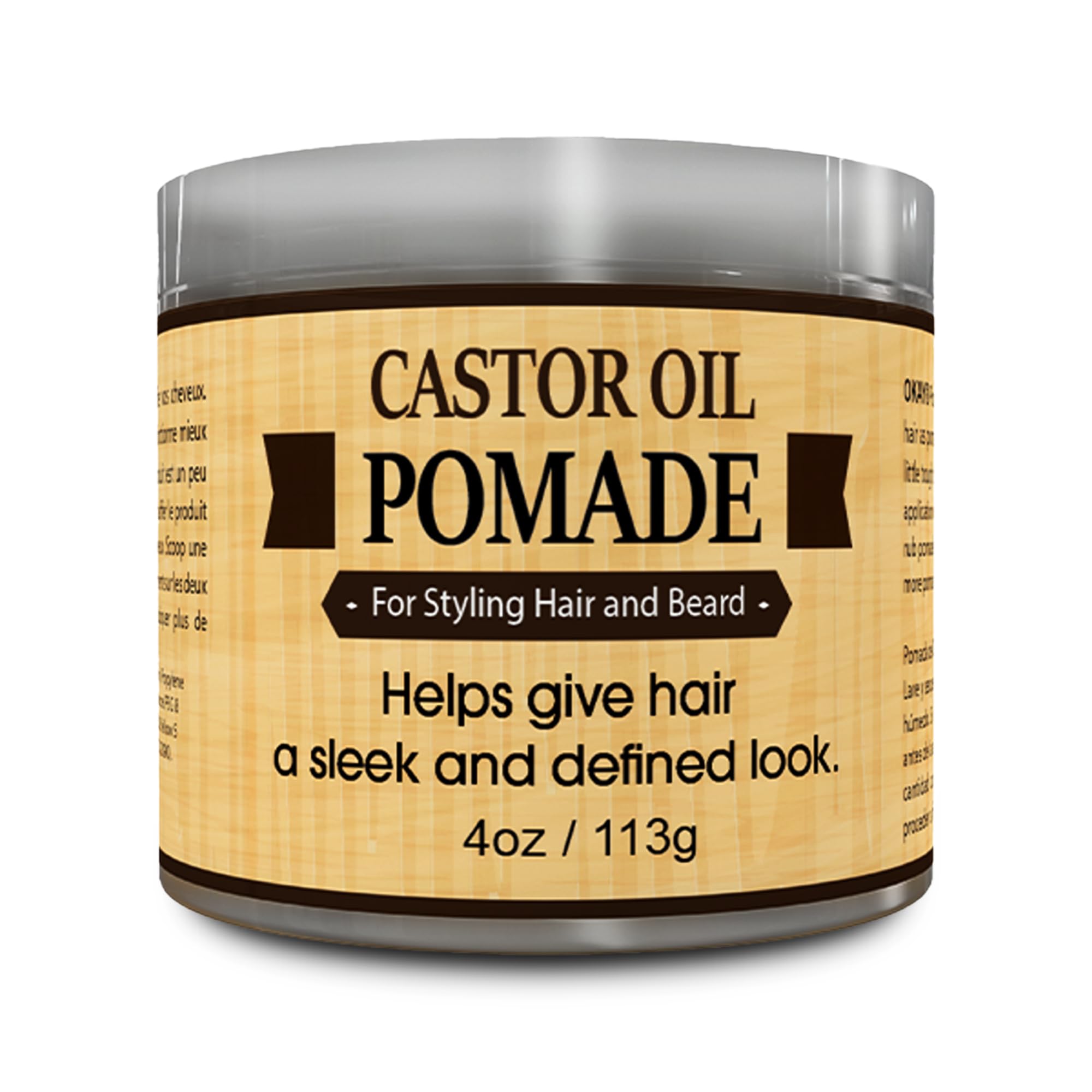 Okay Castor Oil Beard Hair Pomade / For Men 118 ml (4 oz)