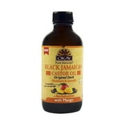 Okay Pure Naturals Black Jamaican Castor Oil With Mango / 118 ml (4 oz)