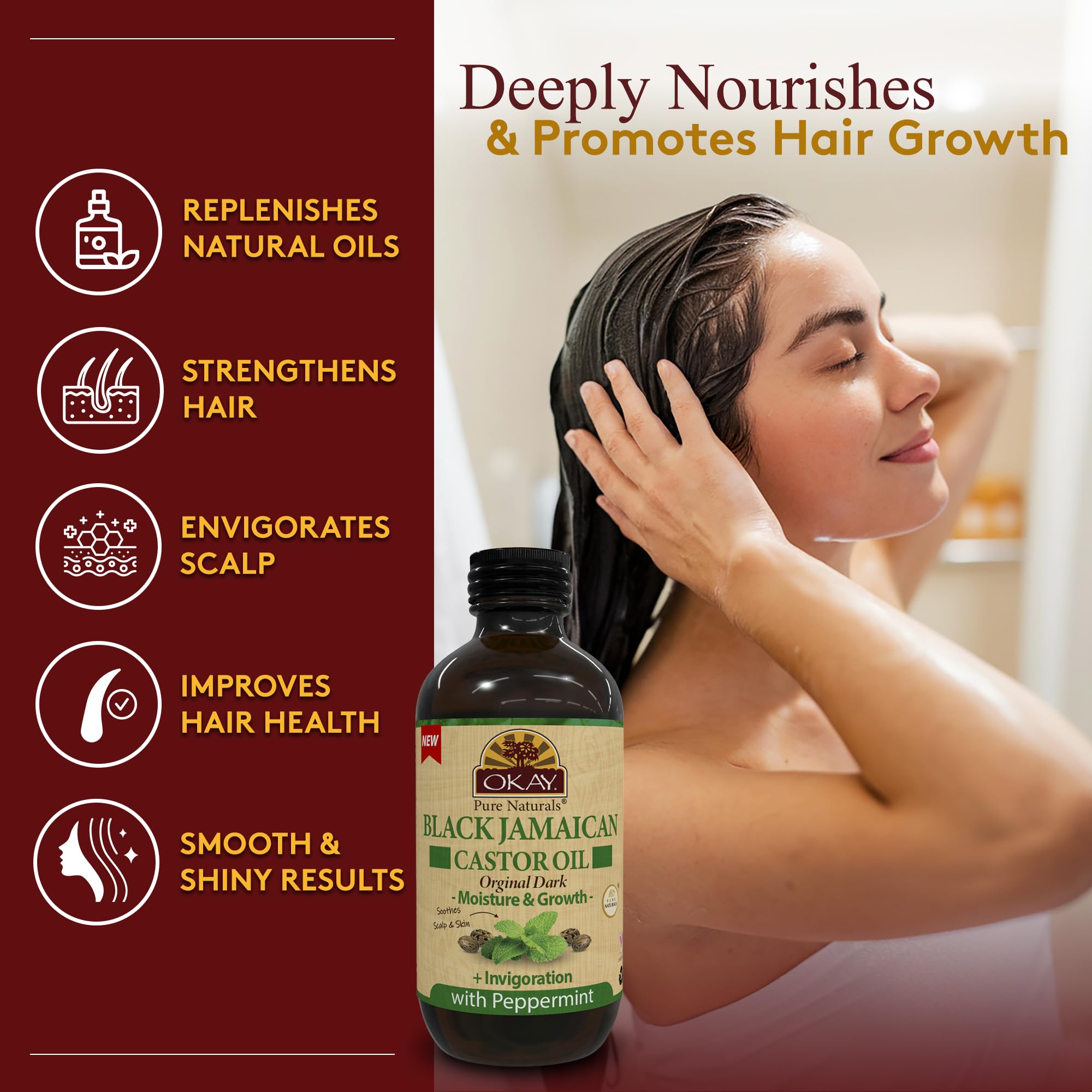 Okay Bjco Dark Peppermint 4 oz - Thumbnail 2