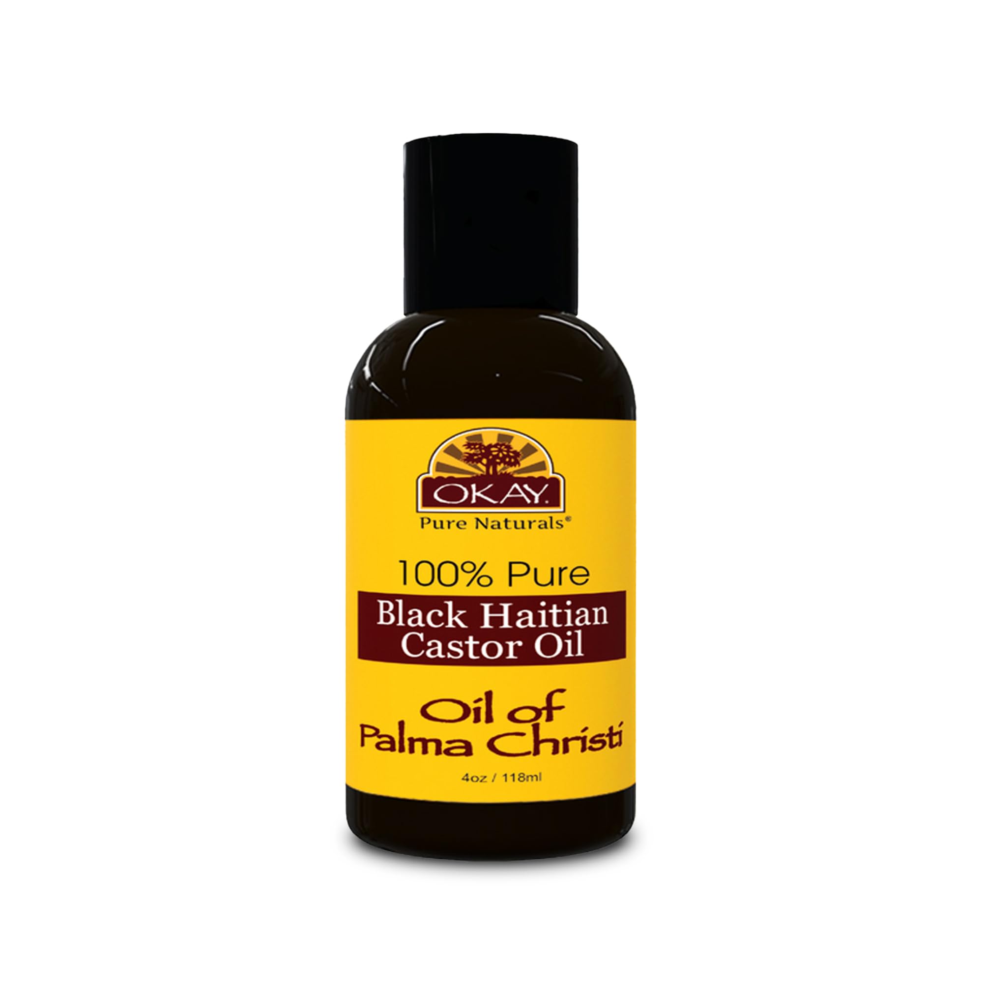 Okay Pure Naturals Black Haitian Castor Oil Castor Oil for Hair Health Women