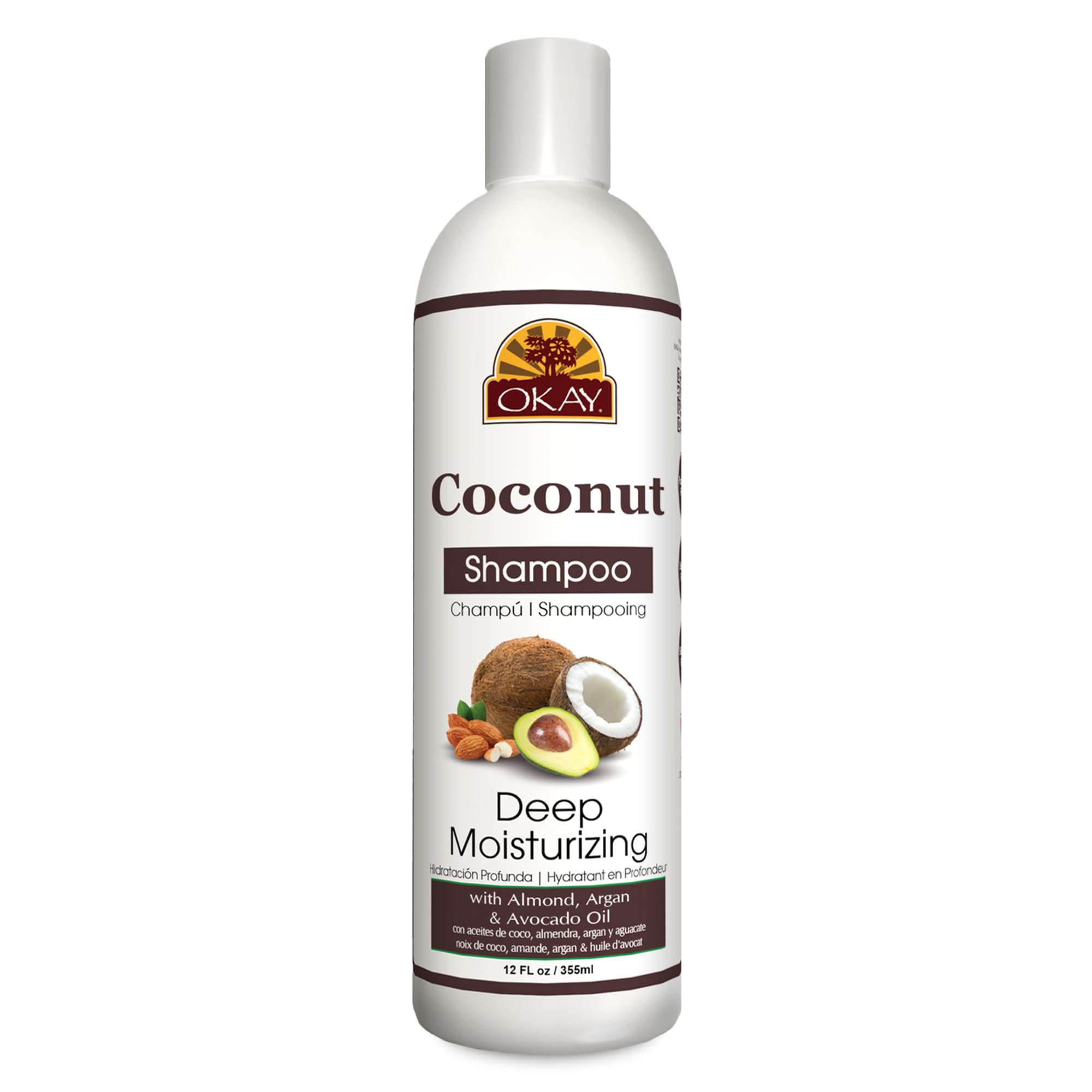 Okay Coconut Deep Moisturizing Shampoo Helps Replenish Moisture and Elasticity