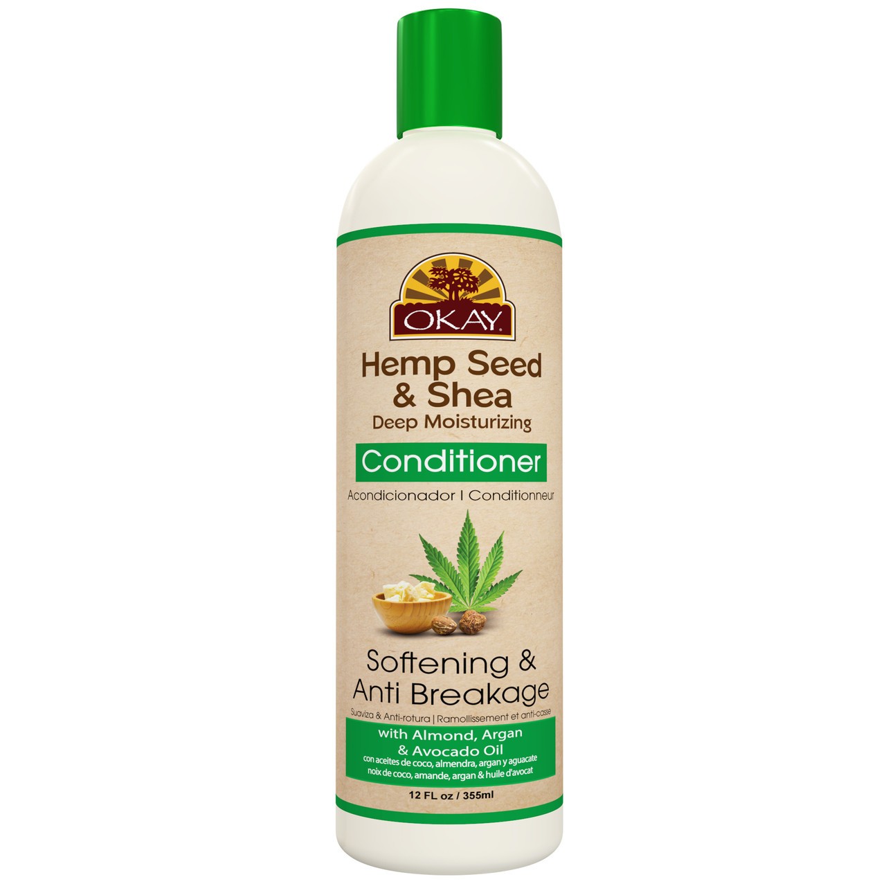 Okay Hemp Shea Deep Condit 12 oz - Thumbnail 2