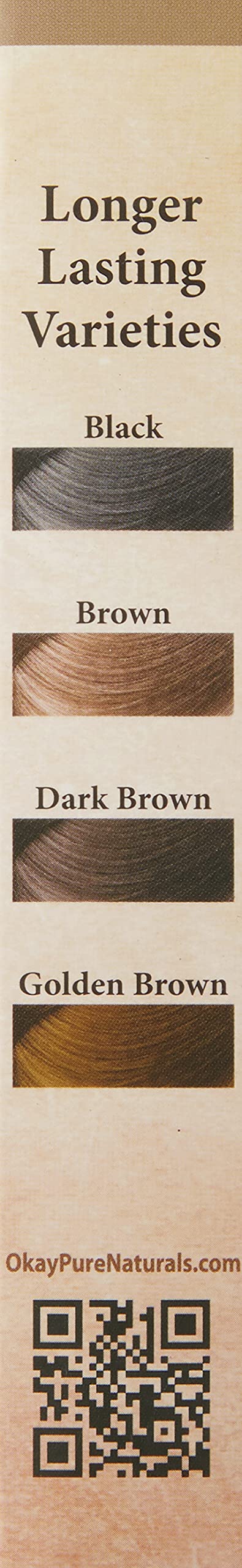 Okay Pure Naturals Henna Hair Dye Natural Black Henna Hair Dye With Indigo and - Thumbnail 2