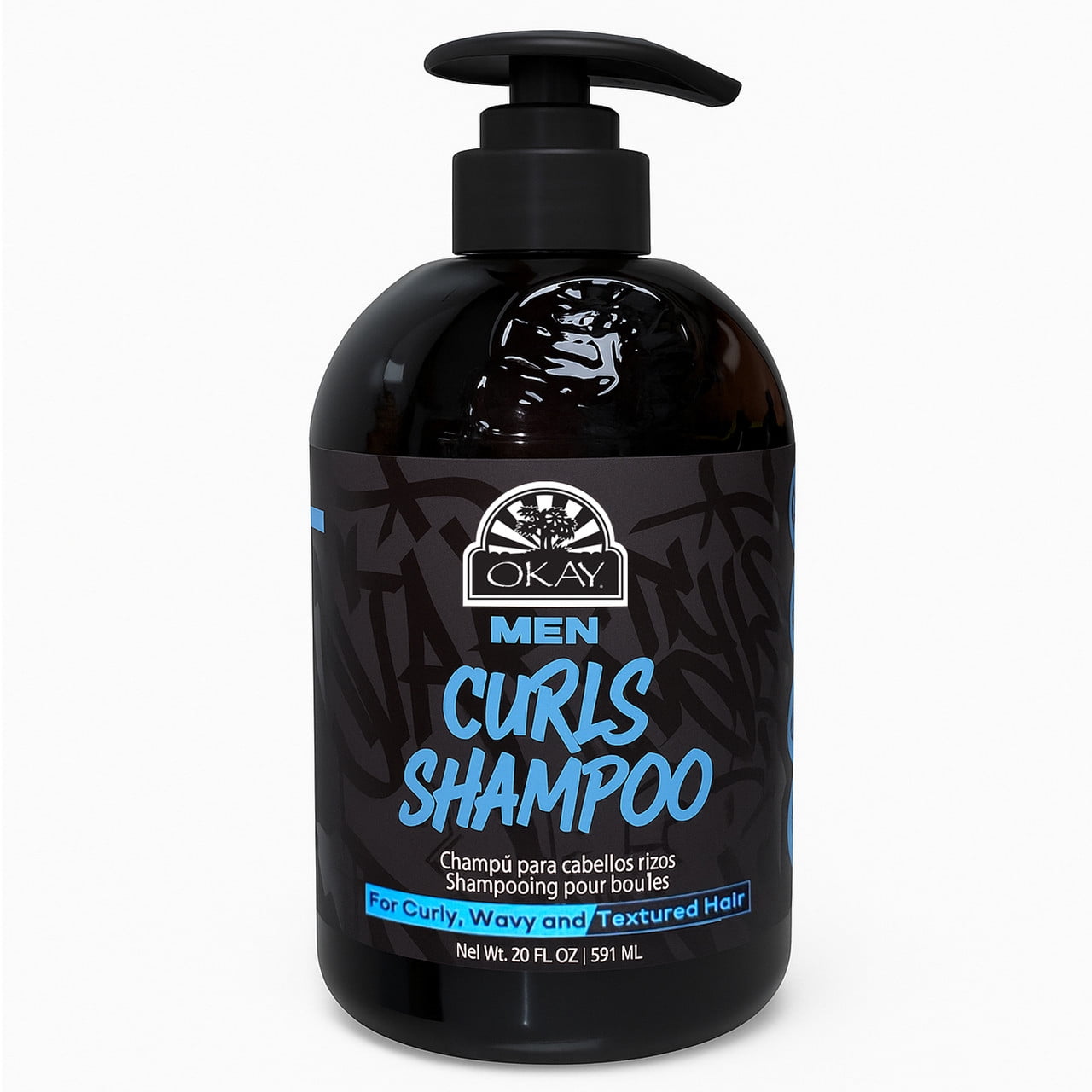 Okay Curly Hair Shampoo Moisturizing Shampoo for Defined Frizz Free Curls 20 Fl