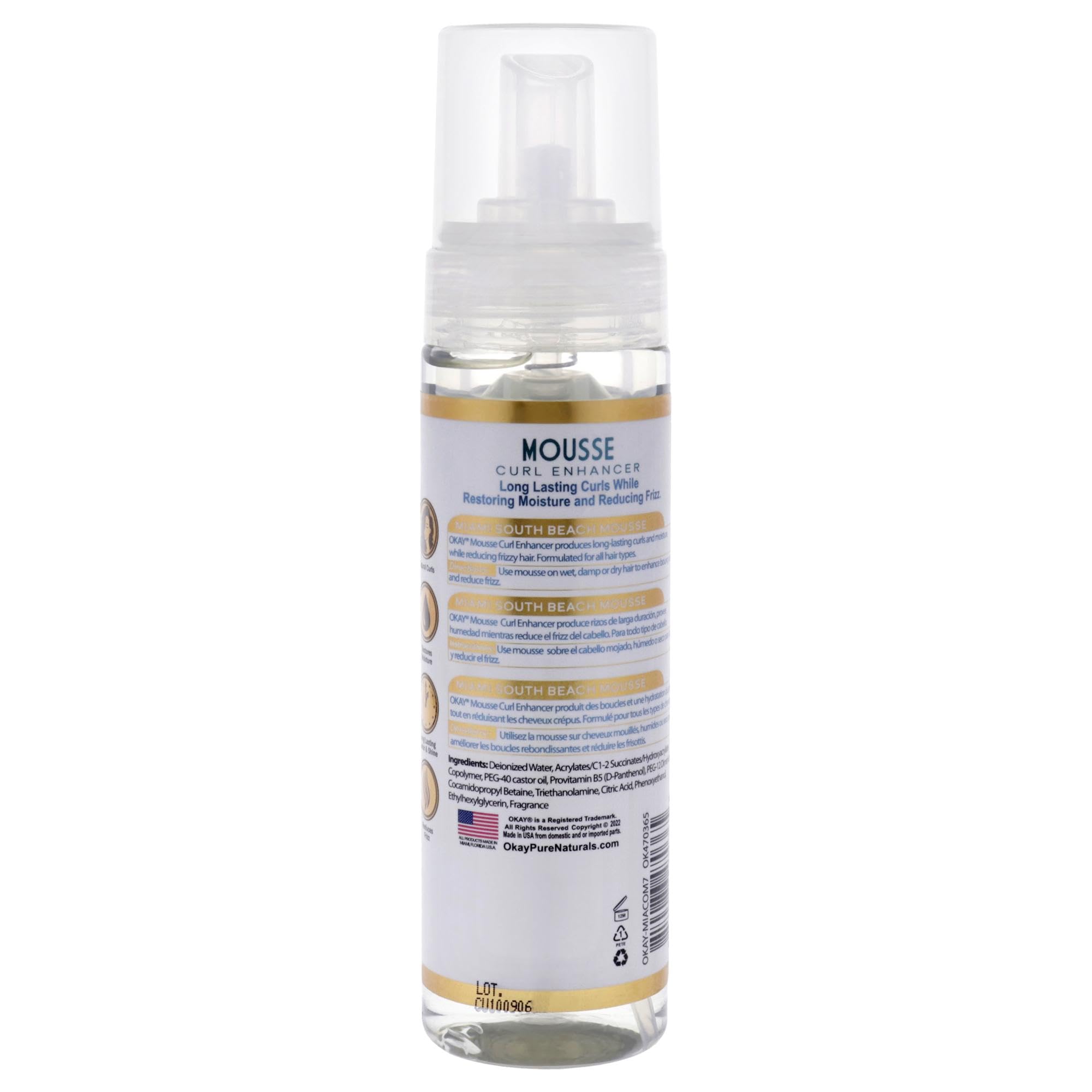 Okay Miami South Beach Mousse / 221 ml (7.5 oz) - Thumbnail 2