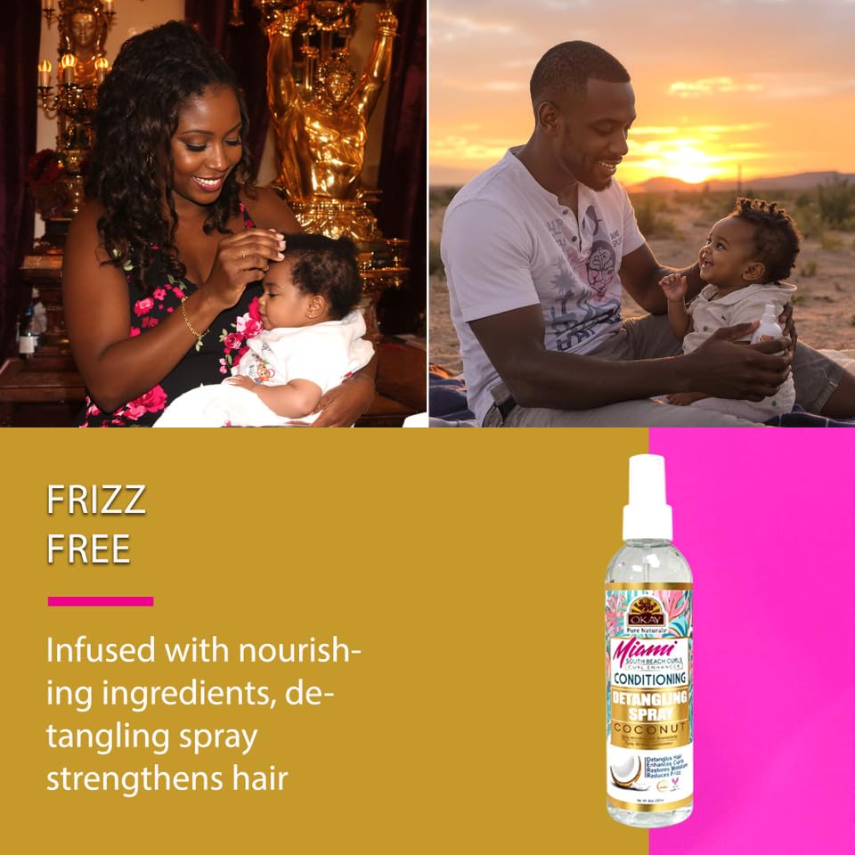 Okay Miami South Beach Conditioning Detangling / 237 ml (8 oz) - Thumbnail 3