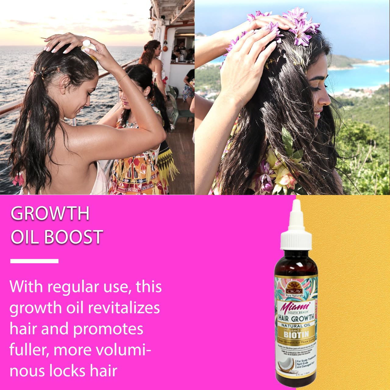 Okay Miami South Beach Natural Oil / 118 ml (4 oz) - Thumbnail 3