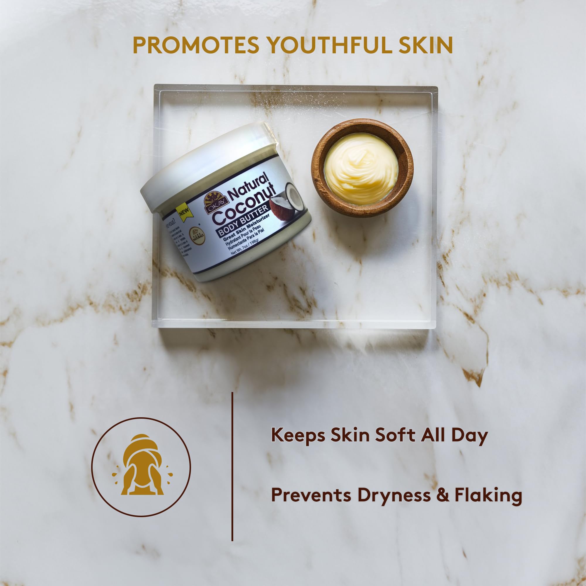 Okay Natural Coconut Butter 7 oz - Thumbnail 3