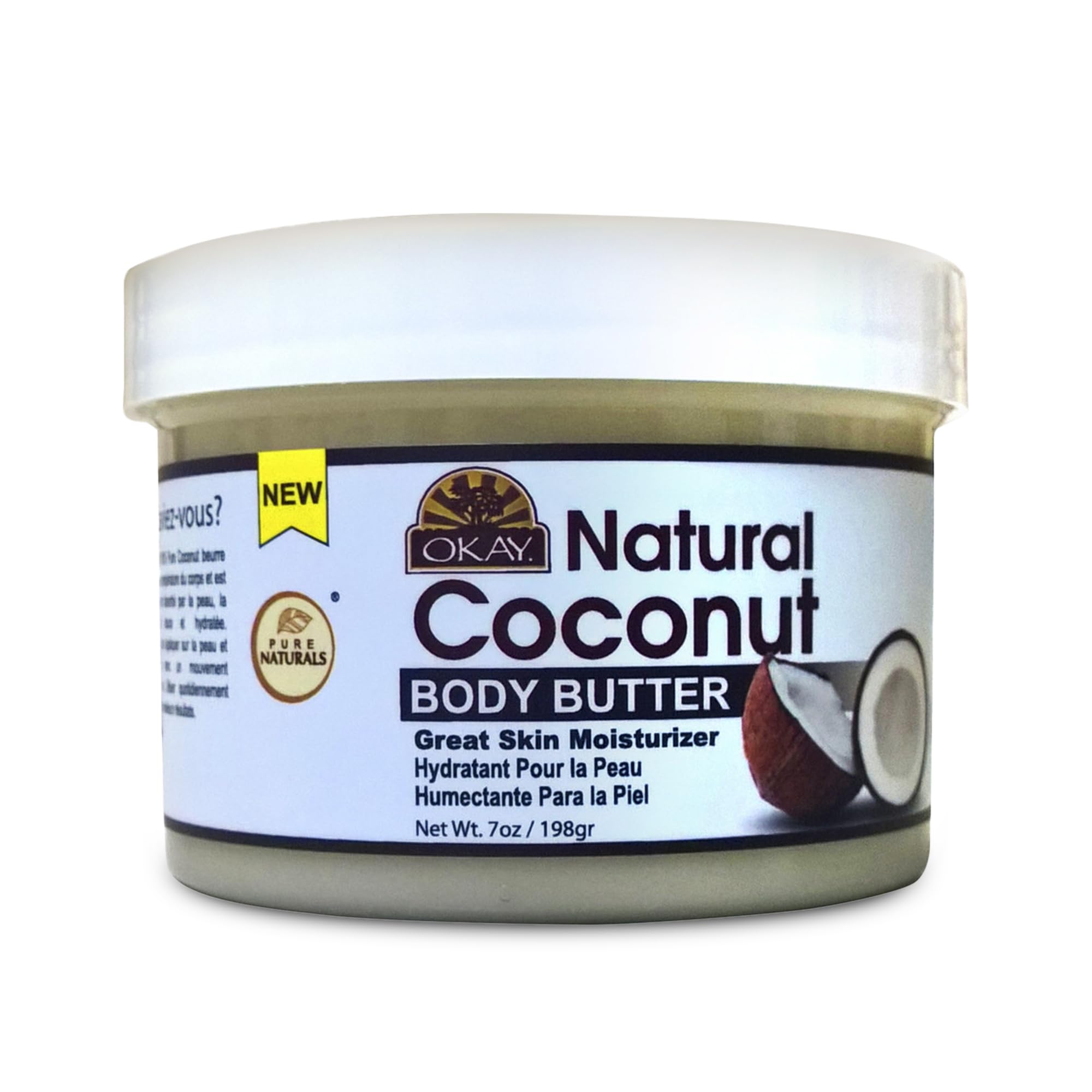 Okay Natural Coconut Butter 7 oz