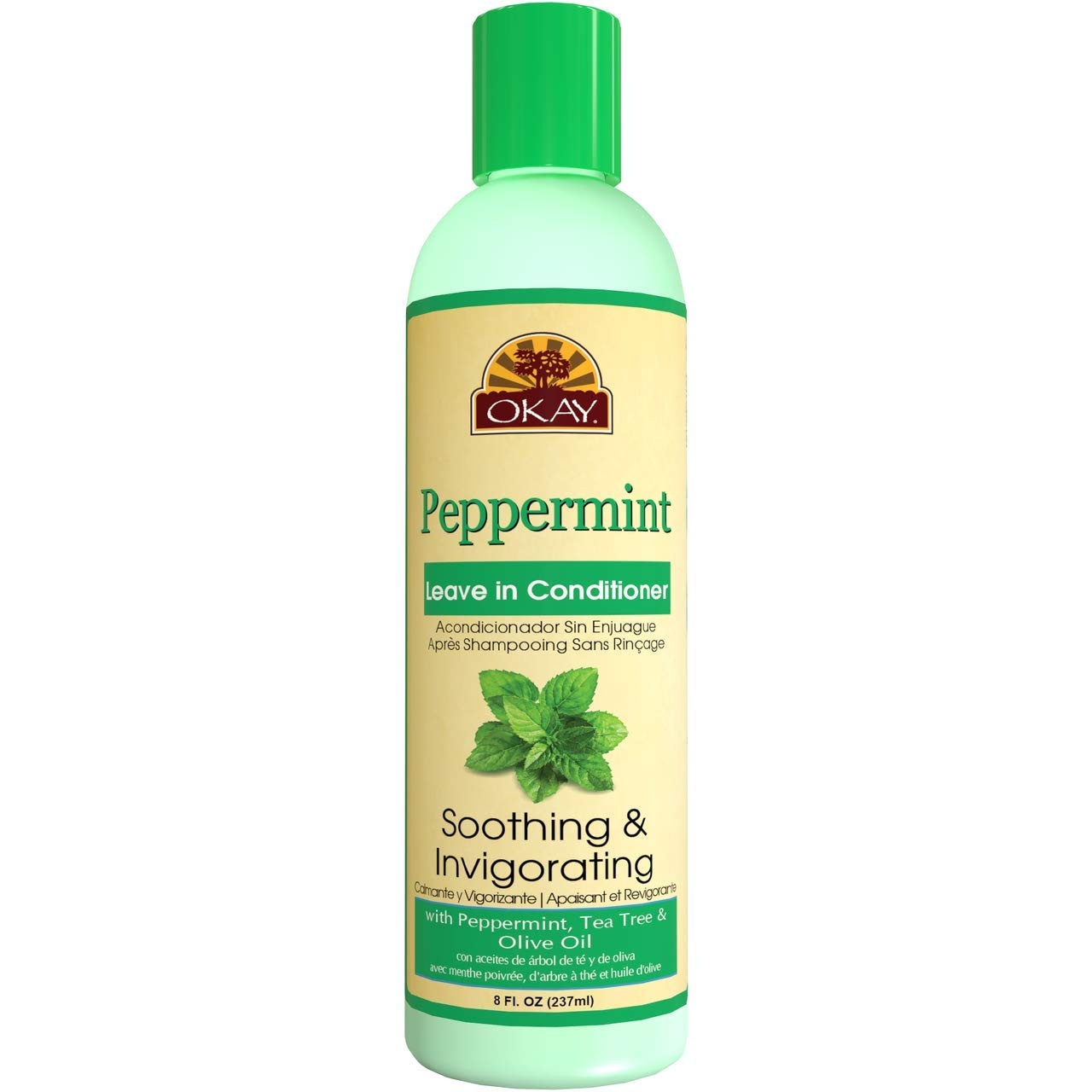 Okay Peppermint Soothing Invigorating Leave In Conditioner 8 oz