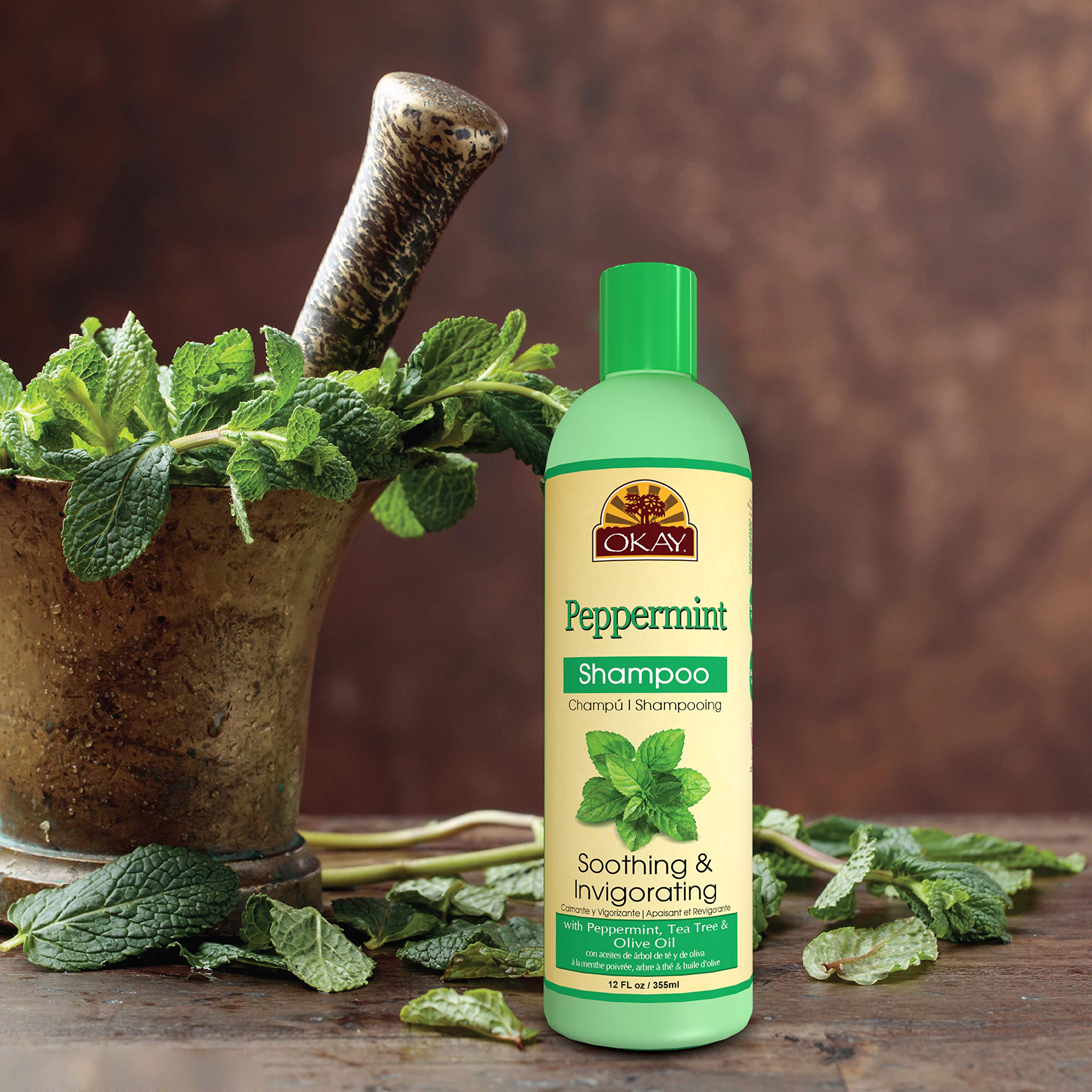 Okay Peppermint Shampoo 12 oz