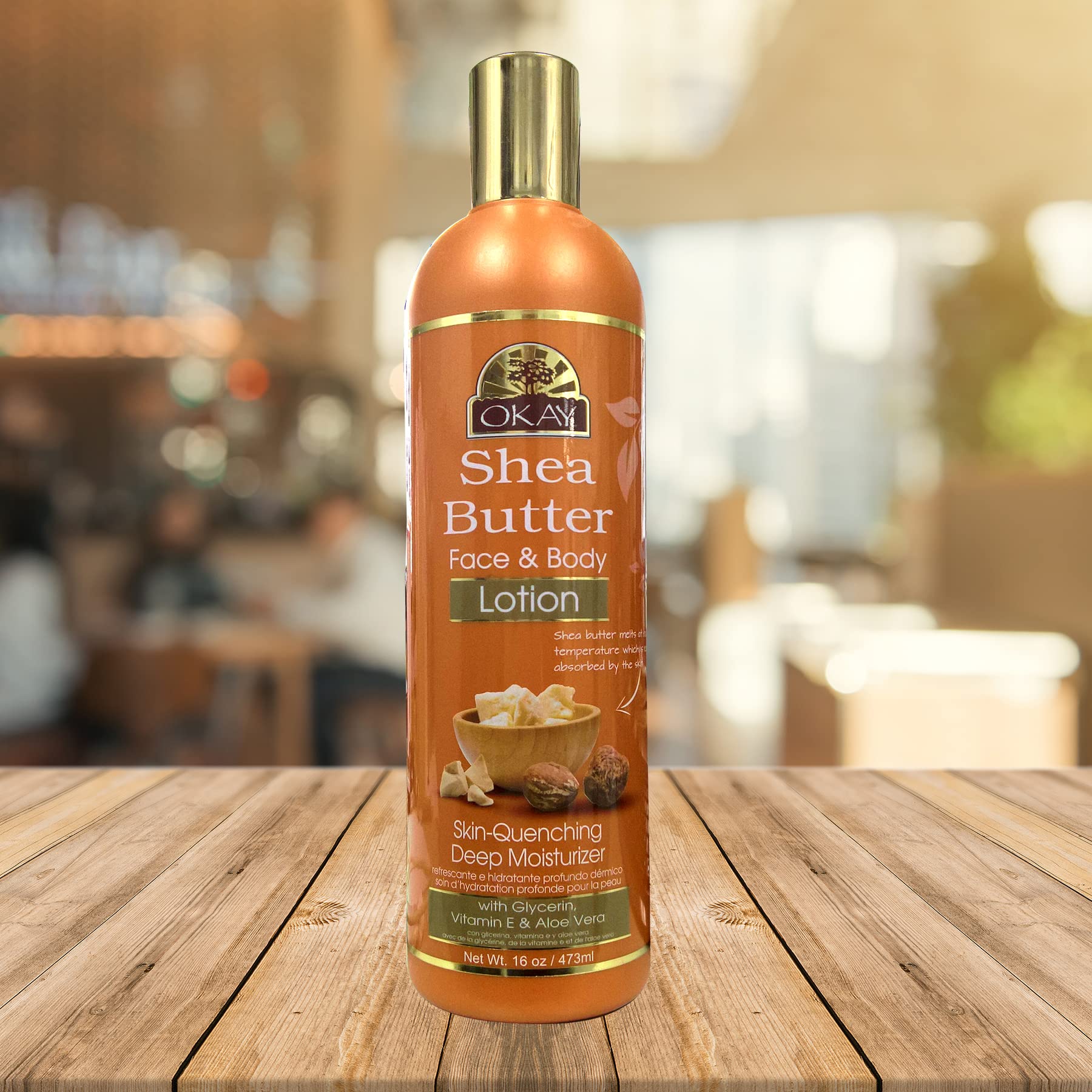 Okay | Shea Butter Face and Body Lotion | for All Skin Types | Helps Restore - Thumbnail 2