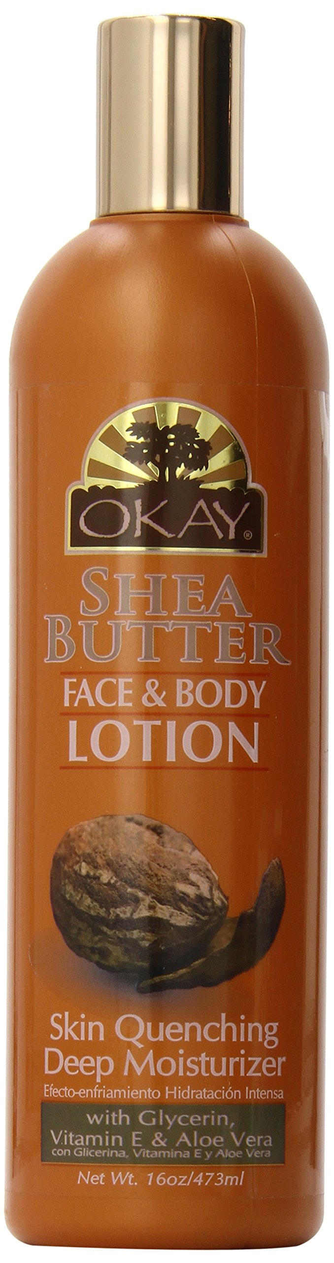 Okay | Shea Butter Face and Body Lotion | for All Skin Types | Helps Restore