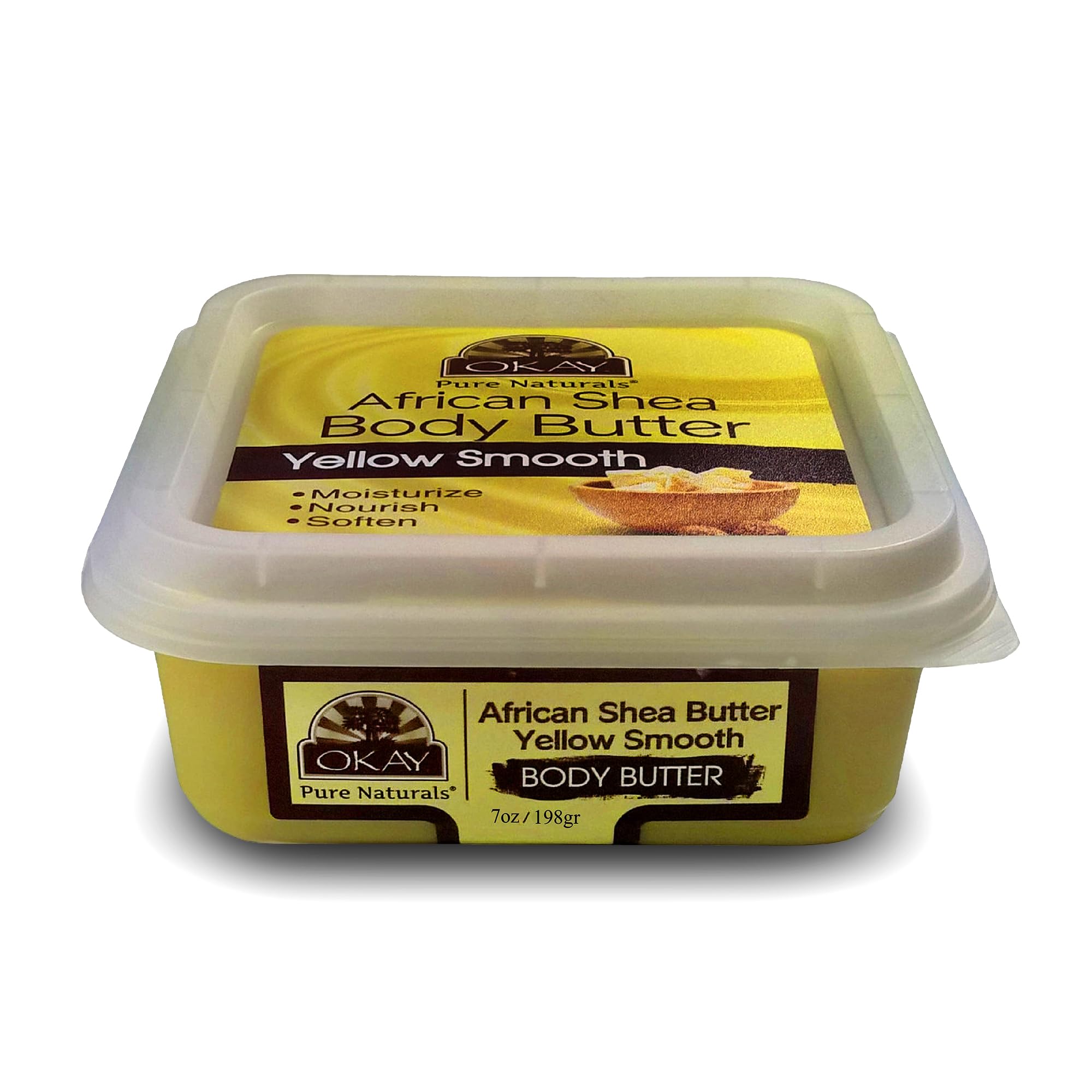 Okay Shea Btr Smooth Yellow 8 oz