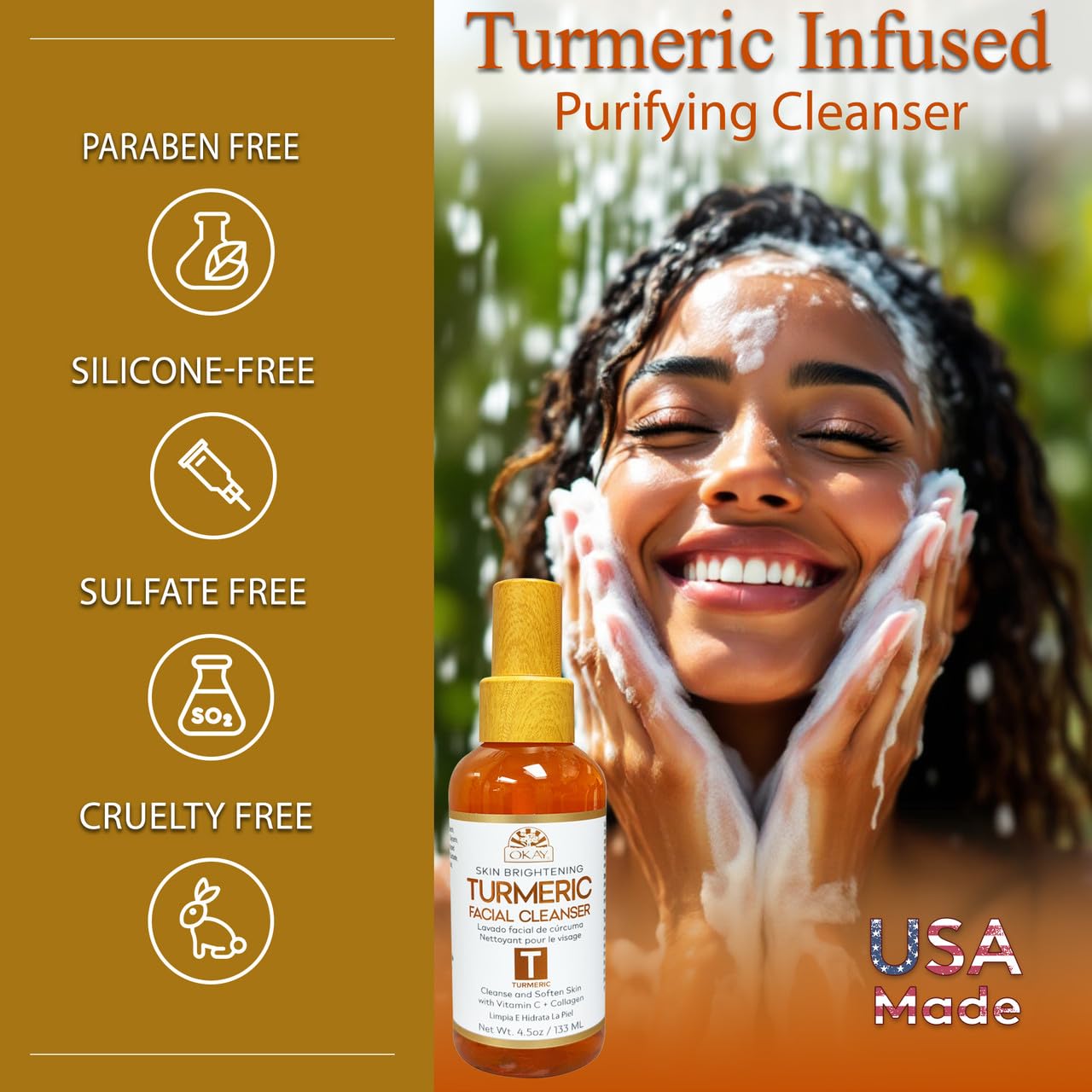 Okay Turmeric Facial Cleansr4.5 - Thumbnail 2