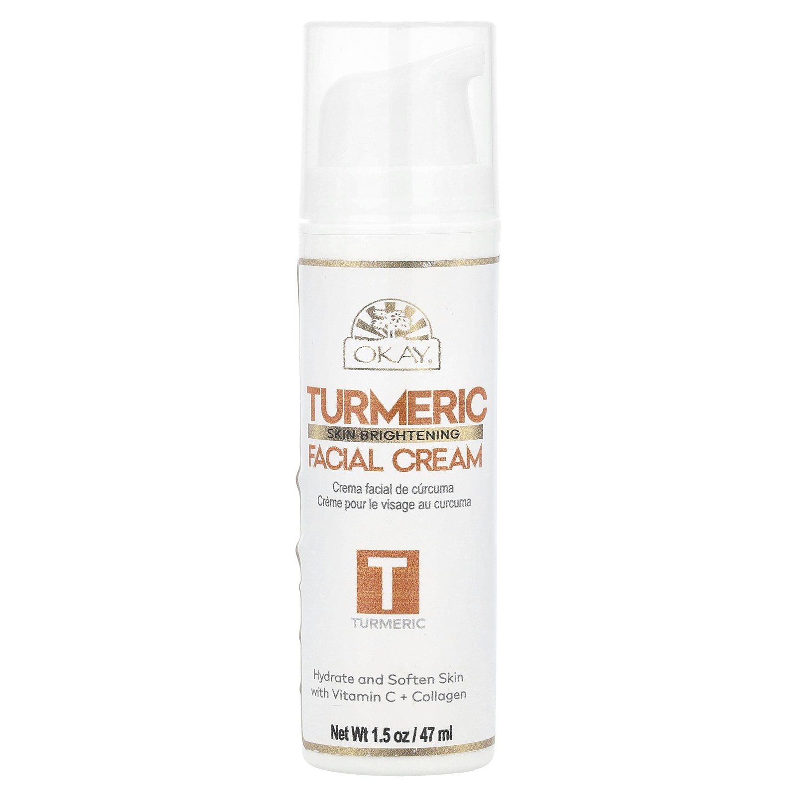 Okay Turmeric Facial Cream 1.5z - Thumbnail 3