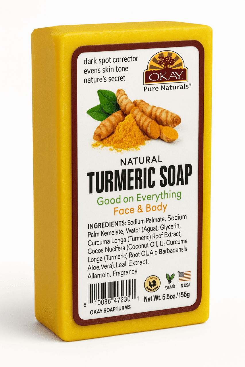 Okay Pure Naturals Turmeric Soap Bar / 156 G 5.5 oz - Thumbnail 1