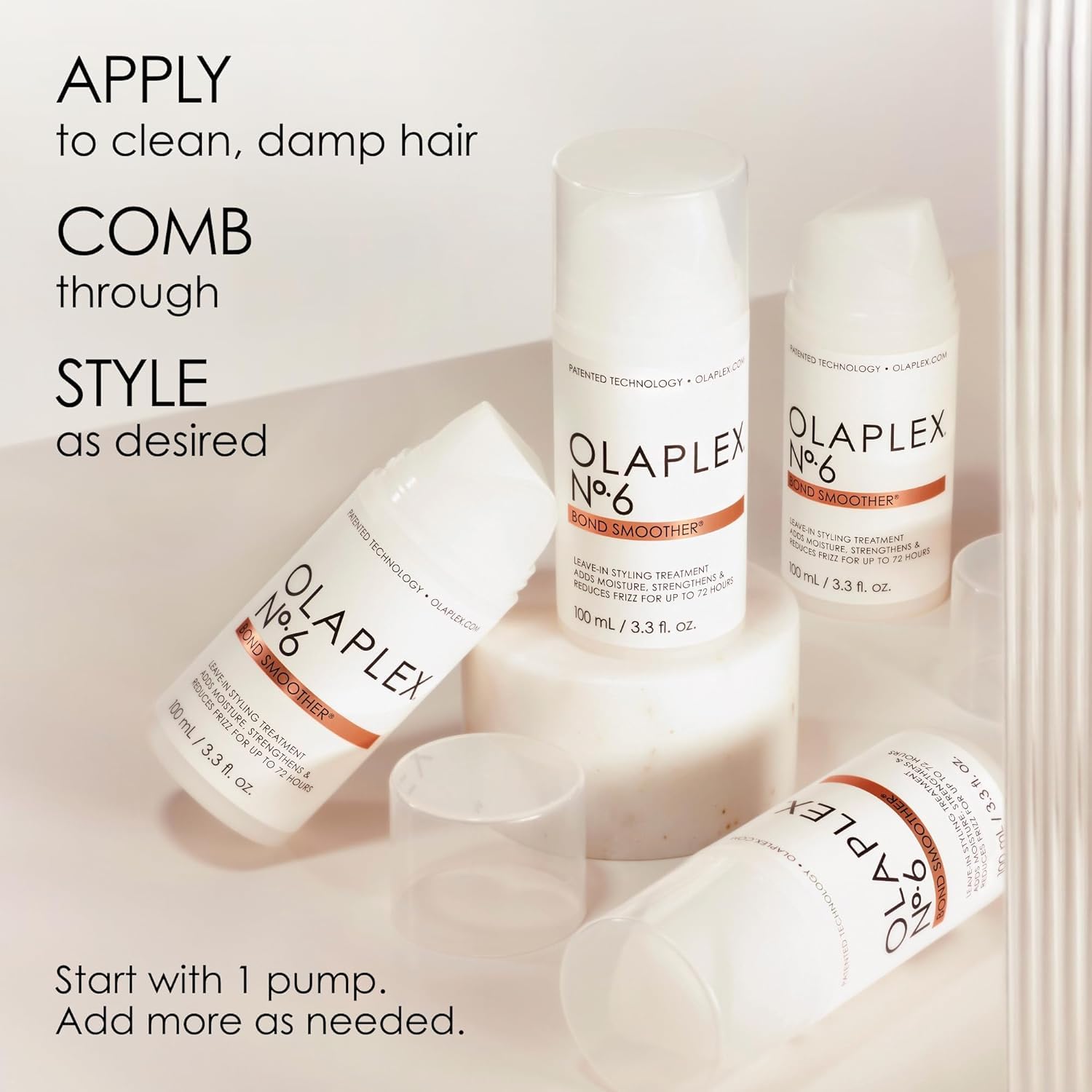 Olaplex No. 6 Bond Smoother Leave In Styling Hair Cream Treatment Smooths - Thumbnail 2