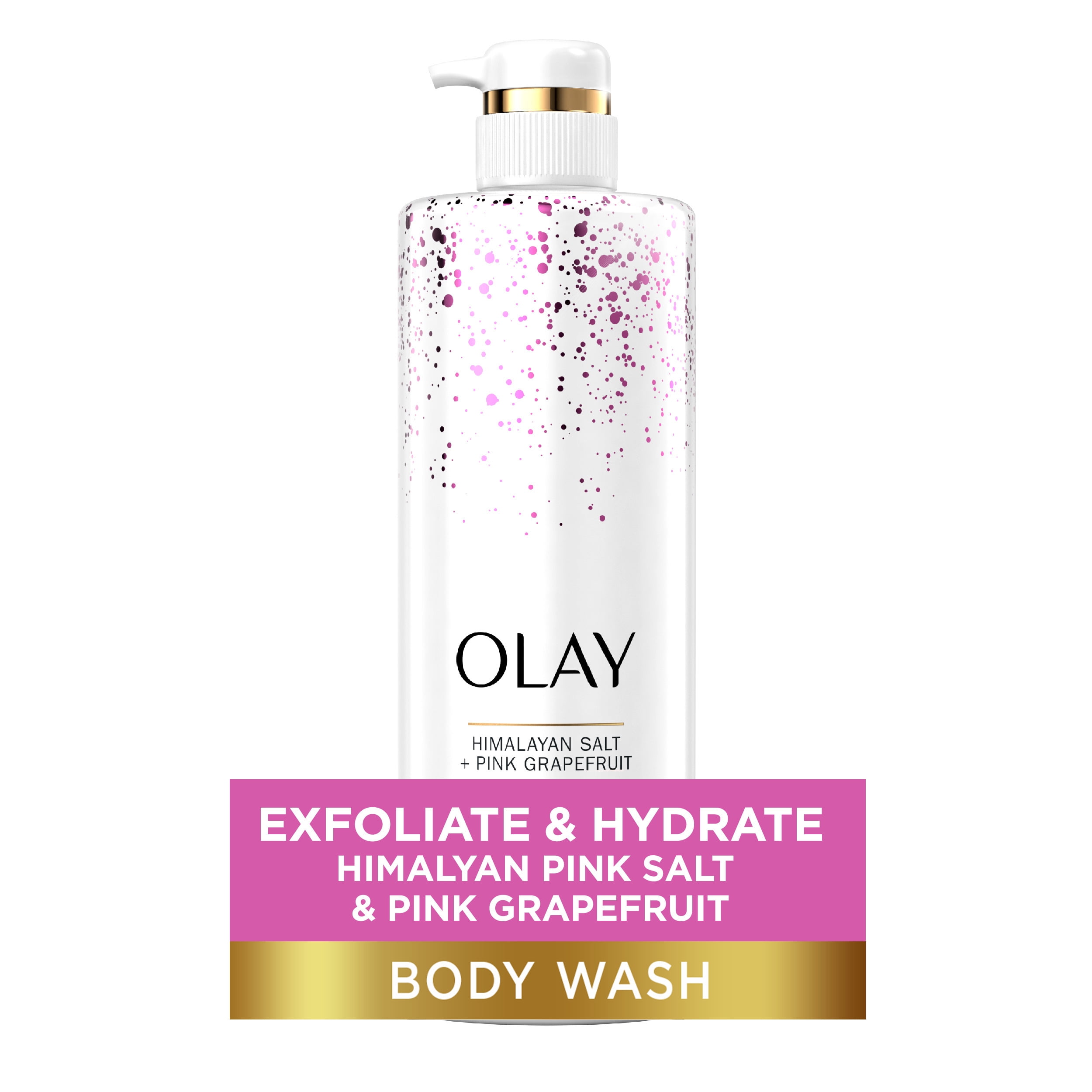 Olay Exfoliating Revitalizing Body Wash Himalayan Salt Pink Grapefruit All Skin