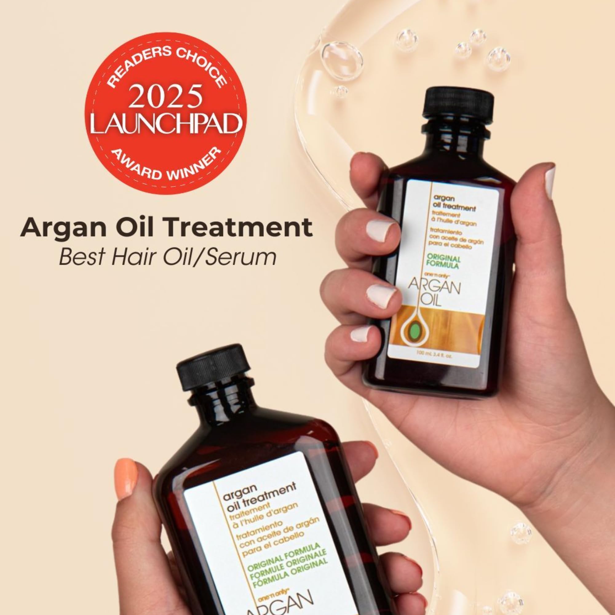 One N Only Argan Oil Hair Treatment Lightweight Hydrating Hair Oil for Natural - Thumbnail 2