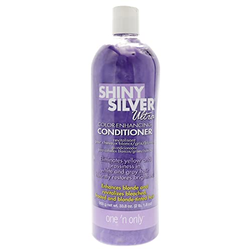 One 'n Only Shiny Silver Ulta Color Enhancing Conditioner Conditoner Unisex - Thumbnail 3