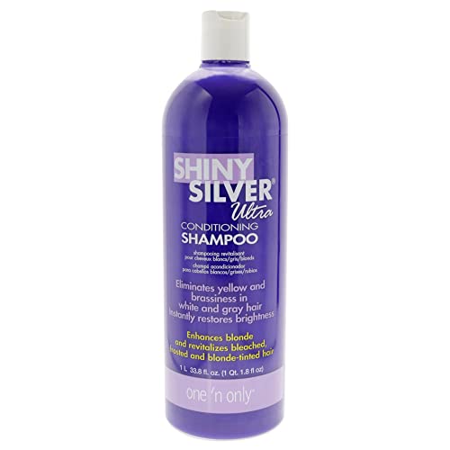 One 'n Only Shiny Silver Ultra Conditioning Shampoo Shampoo Unisex Unisex 33.8 - Thumbnail 3