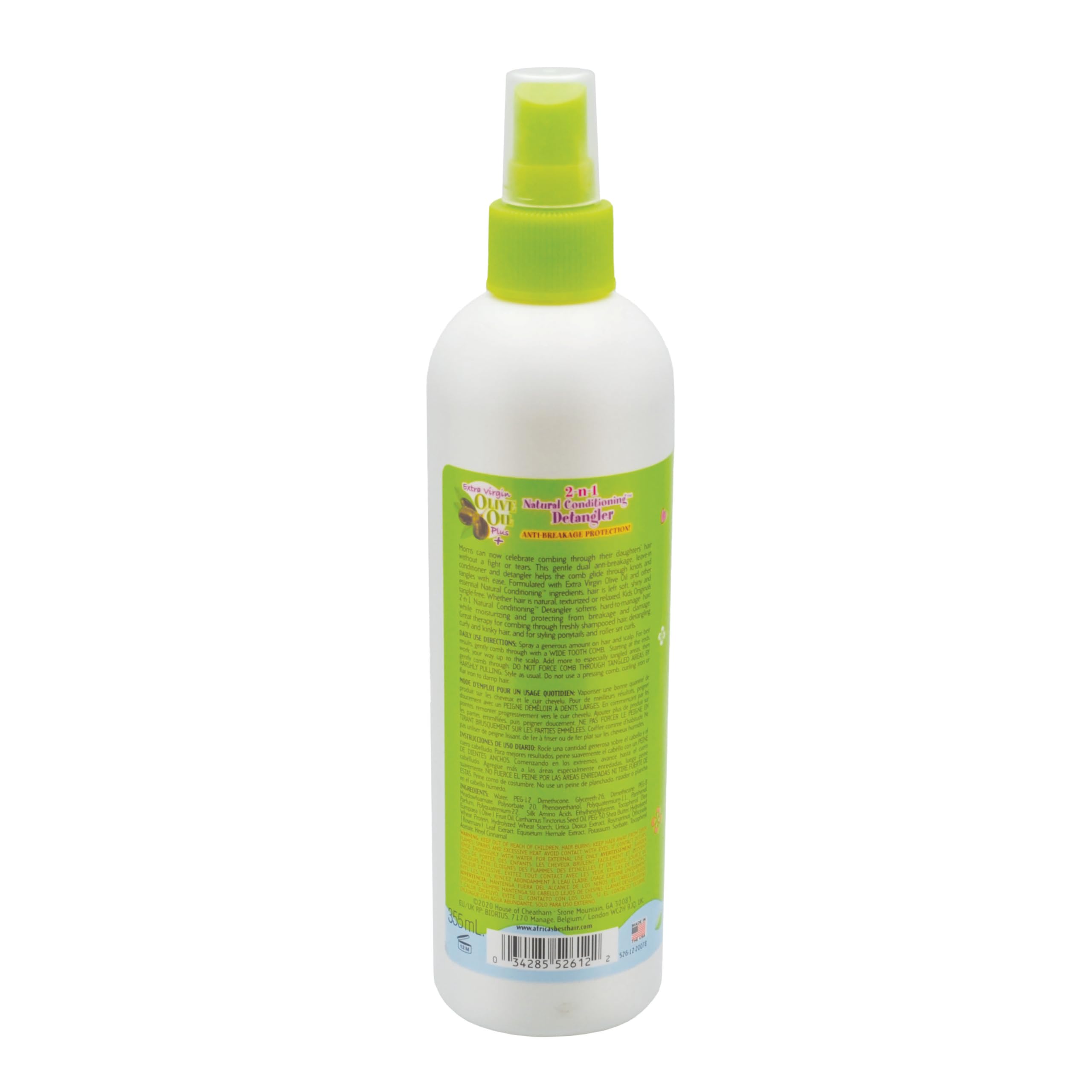 Originals By Africa's Best Kids 2 N 1 Natural Conditioning Detangler Bottle - Thumbnail 2