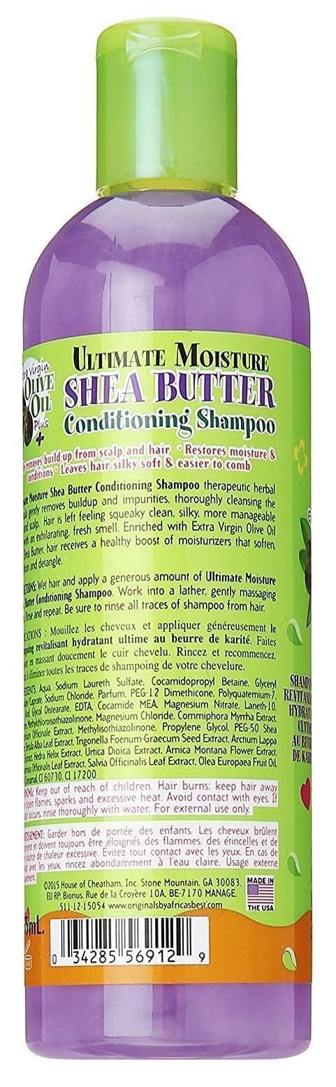 Kids Originals By Africa's Best Ultimate Moisture Shea Butter Shampoo Healthy - Thumbnail 2