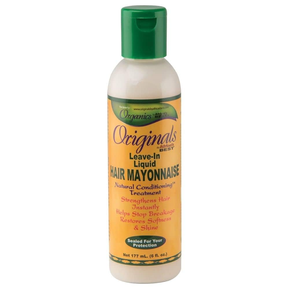 Originals By Africa's Liquid Hair Mayonnaise Leave In Conditioner 6 Fl Oz - Thumbnail 3