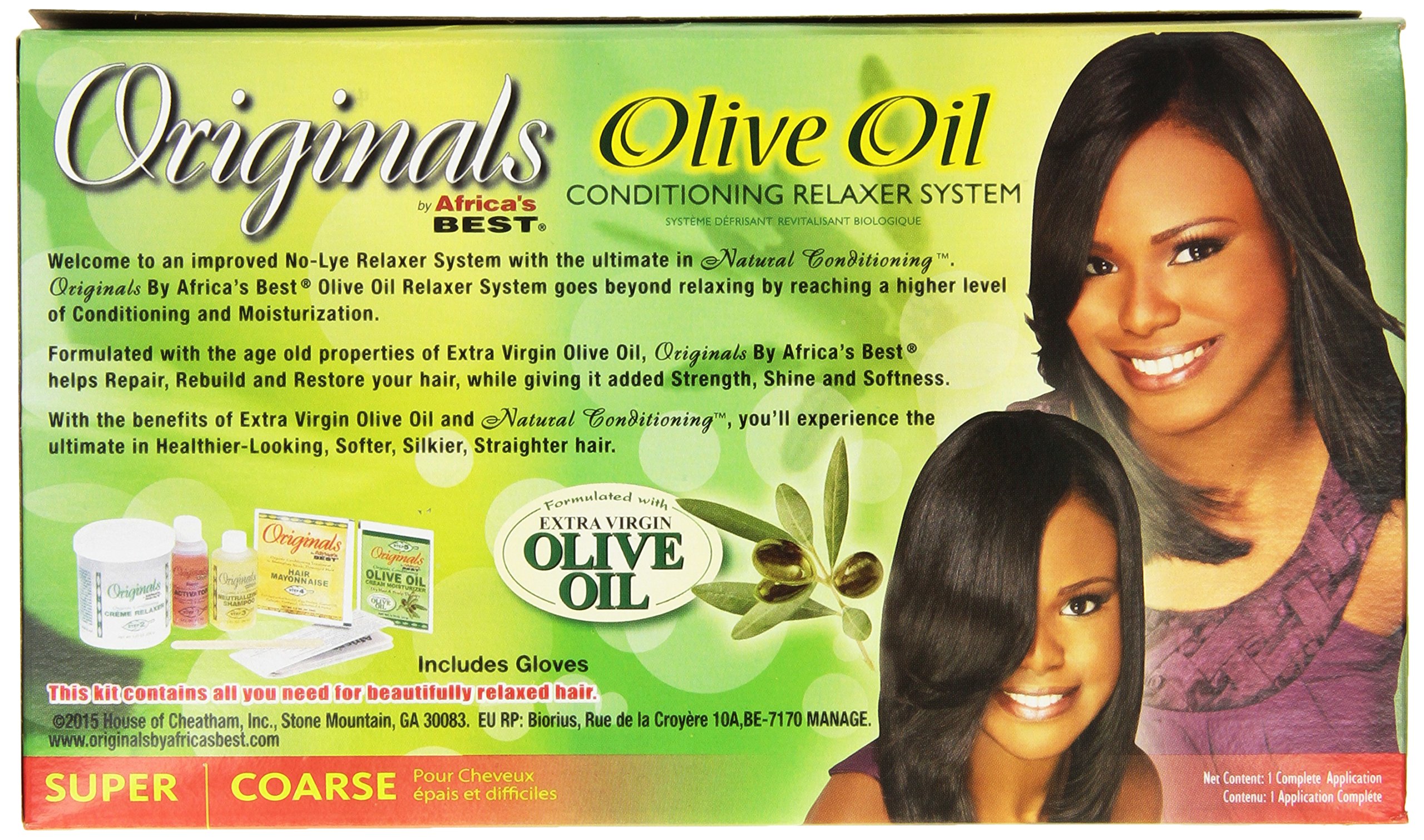 Originals By Africa's Best Olive Oil Conditioning No Lye Relaxer System Super