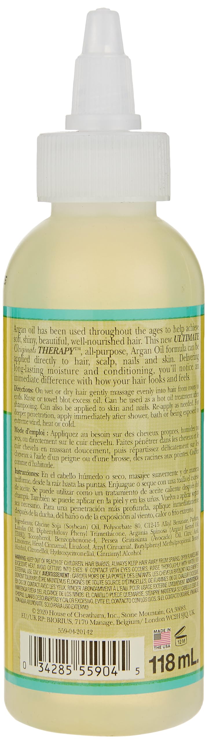 Originals By Africa's Best Therapy Argan Oil Stimulating Growth Oil Penetrates - Thumbnail 2